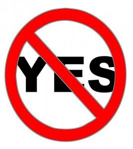 Say No to Yes!